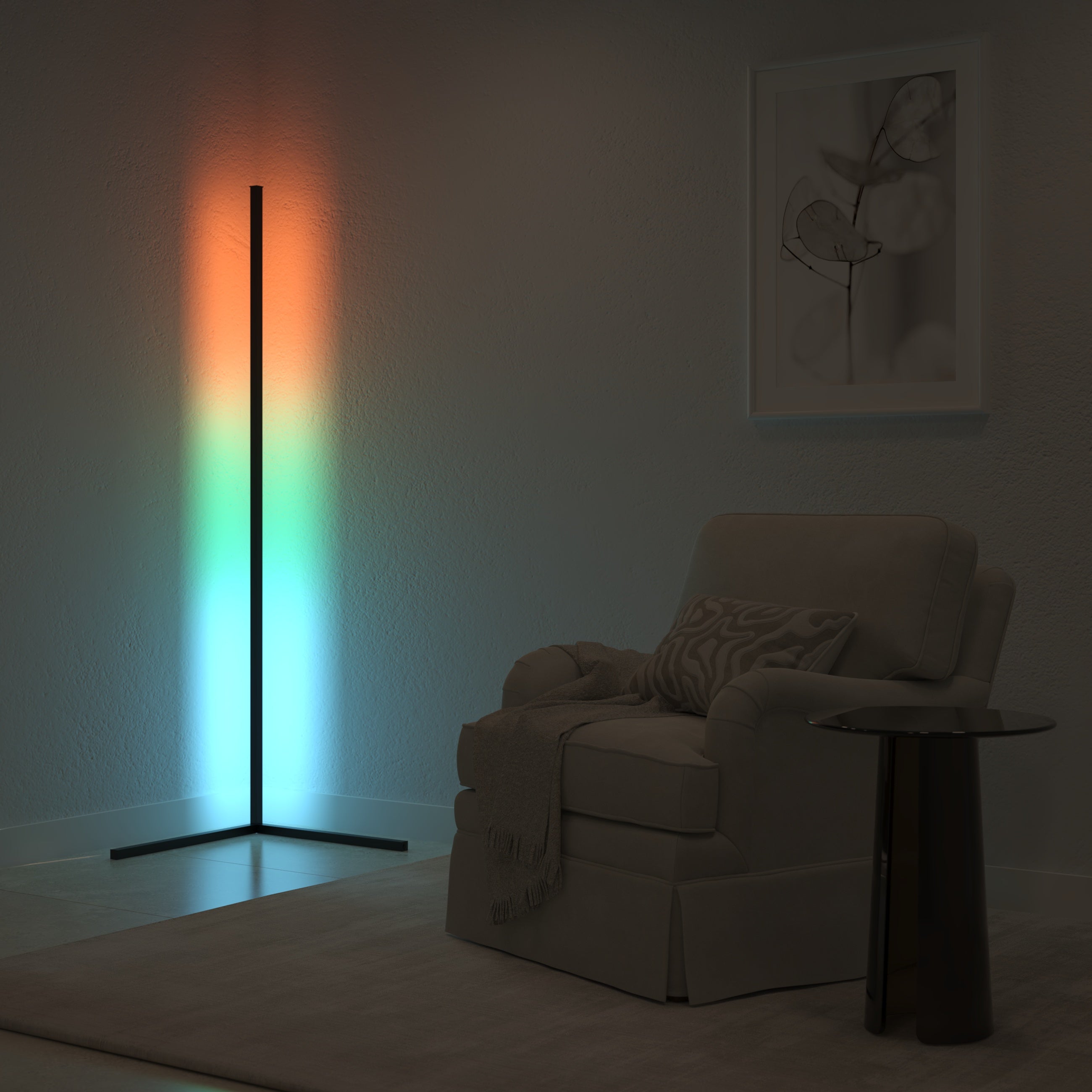 Eck-Stehlampe XL