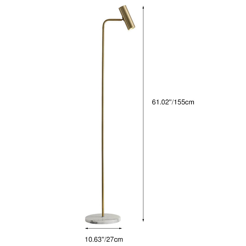 Industrielle Eisen Einfache Lampenbasis Verstellbare LED Stehlampe