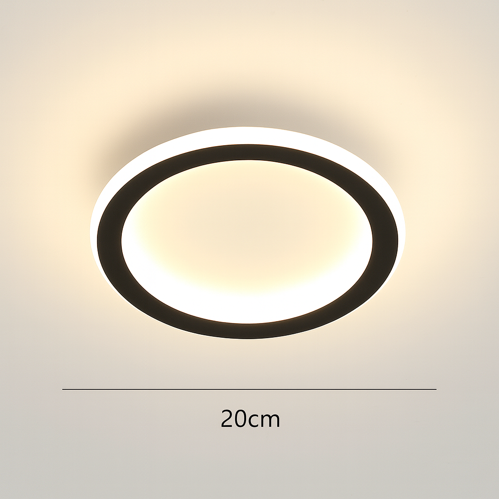 Skandinavische LED Rund-Deckenlampe | 1-Licht
