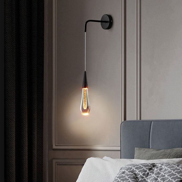 LumeTear Luxe LED Wandleuchte Dimmbar Tropfenform für Schlafzimmer und Wohnzimmer