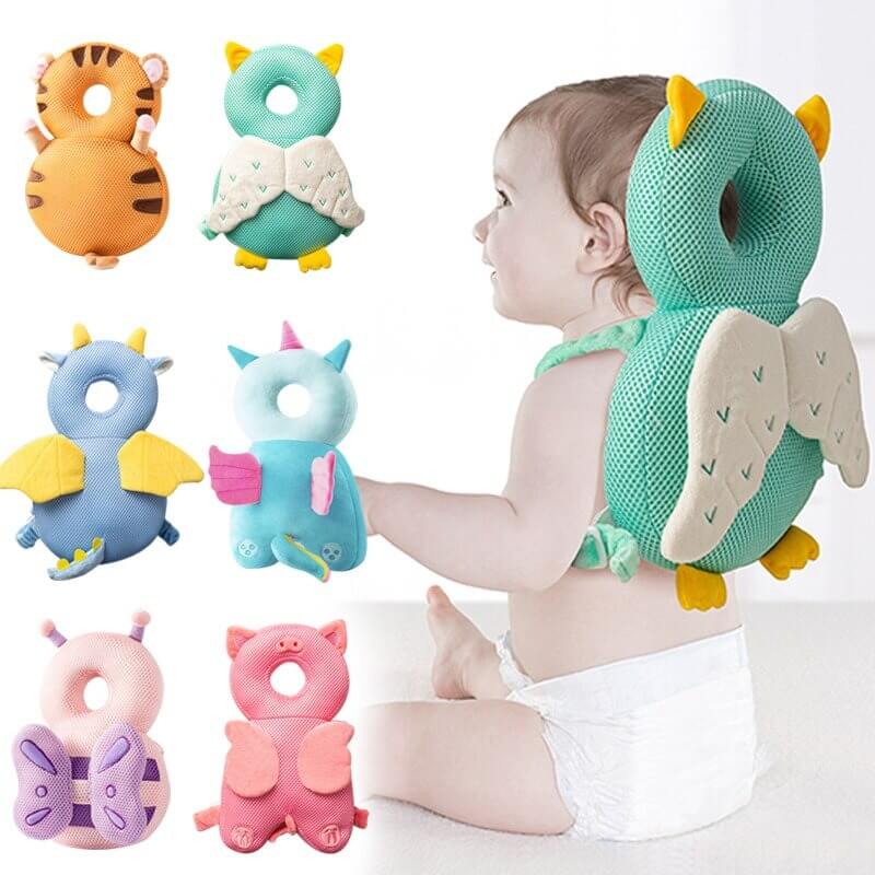 Rucksack Baby Kopfschutz