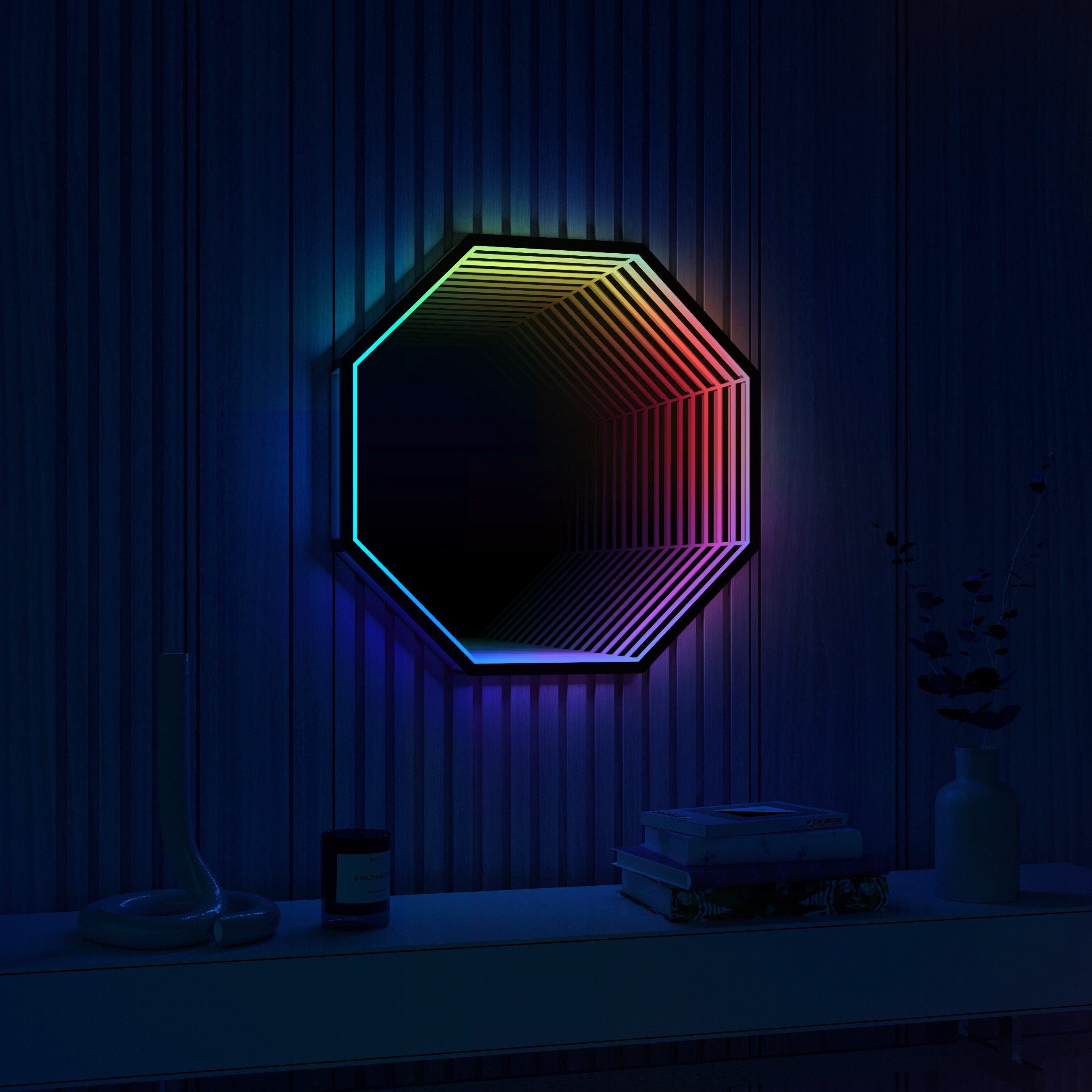 3D-Oktagon-Spiegellicht