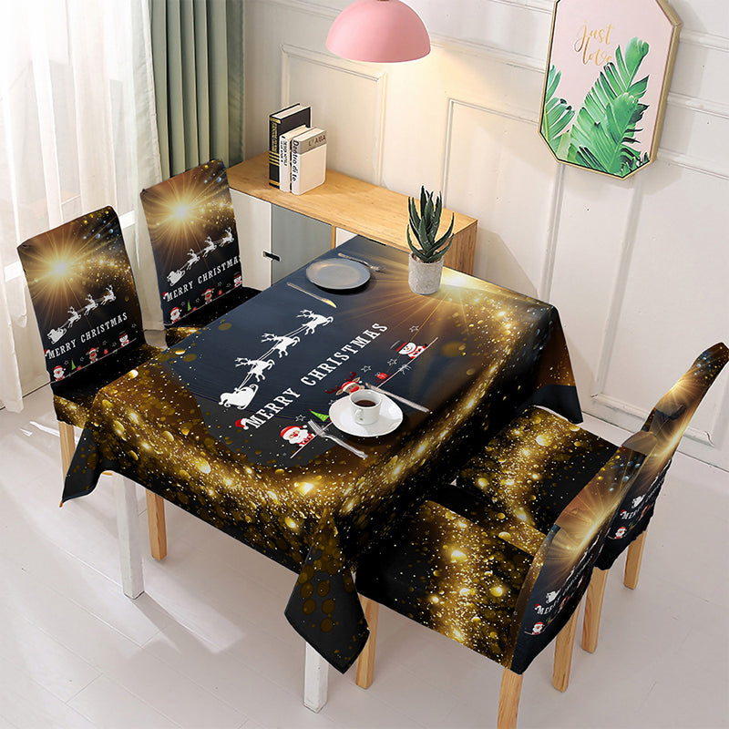 JoyTable Weihnachtstischdecke – Festliche Tischdecke aus nachhaltigem Stoff für die Feiertage