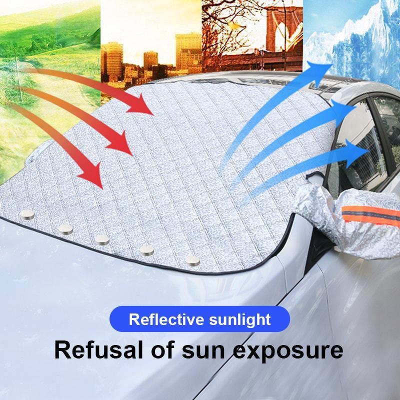 LuxGuard Windschutzscheiben-Schutz | Halten Sie Ihr Fahrzeug mit einer langlebigen und wetterbeständigen Abdeckung für optimale Sicherheit und Komfort geschützt.