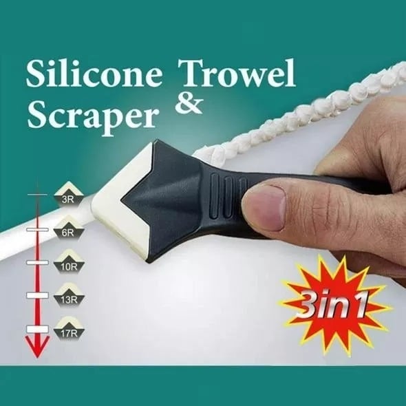 SealMaster 5-in-1 Silikon-Schaber-Werkzeugsatz | Perfekte Abdichtungen leicht gemacht