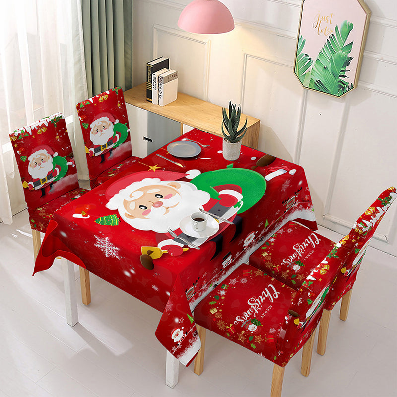 JoyTable Weihnachtstischdecke – Festliche Tischdecke aus nachhaltigem Stoff für die Feiertage