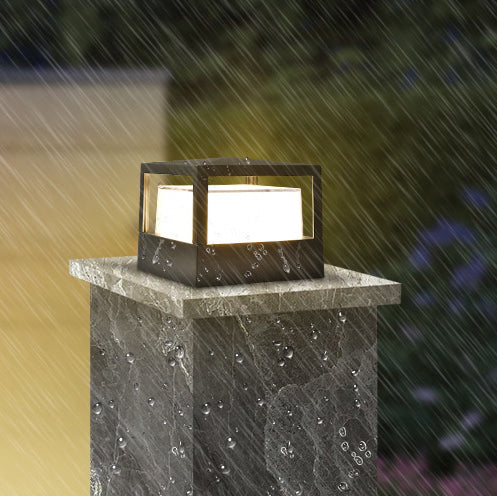 Moderne quadratische LED wasserdichte Außenlandschaftsleuchte
