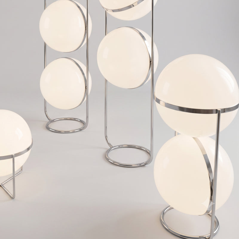 Halo Orb Stehlampe – Moderne Designlampe mit Stimmungsvollem Licht