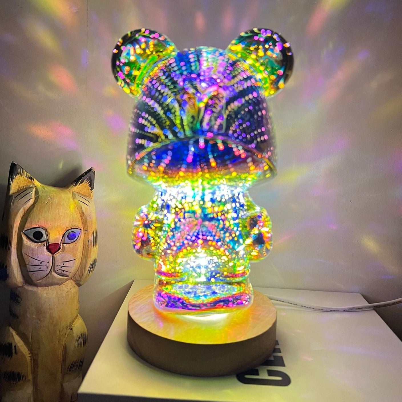 3D GlowBear - Ein atemberaubender 3D Feuerwerkeffekt in verschiedenen Farben