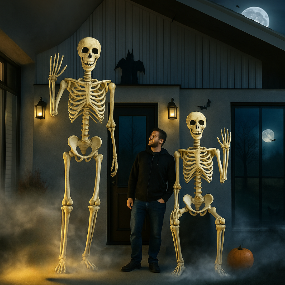 Halloween Riesige Außenskelett Dekoration