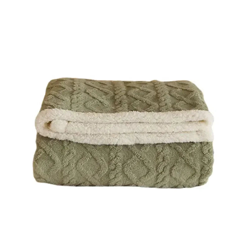 Dicke Winter-Fleece-Decke - LuxyCozy