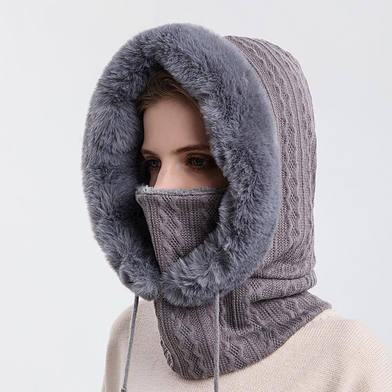 LuxéCuddle Scoodie | Schal, Mütze und Kapuze in einer stilvollen Lösung