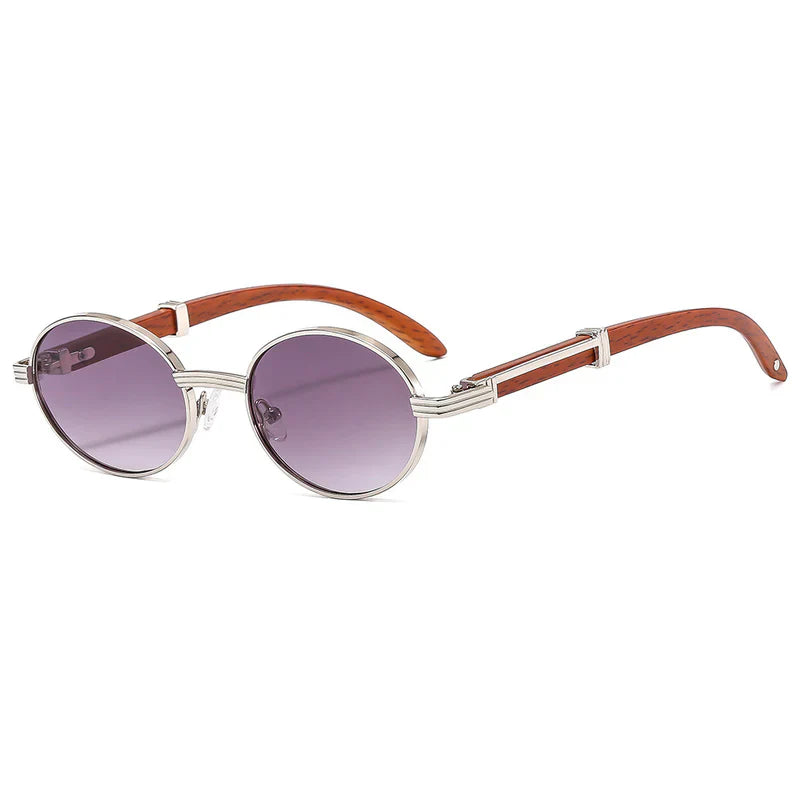 BlissGlow – Holzsonnenbrille der Retro-Serie
