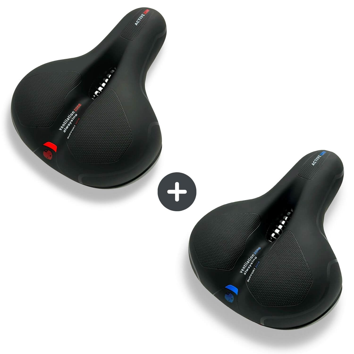 Sandsberg | CloudComfort Pro Fahrradsattel | Druckentlastender Memory-Schaum | Schwarz