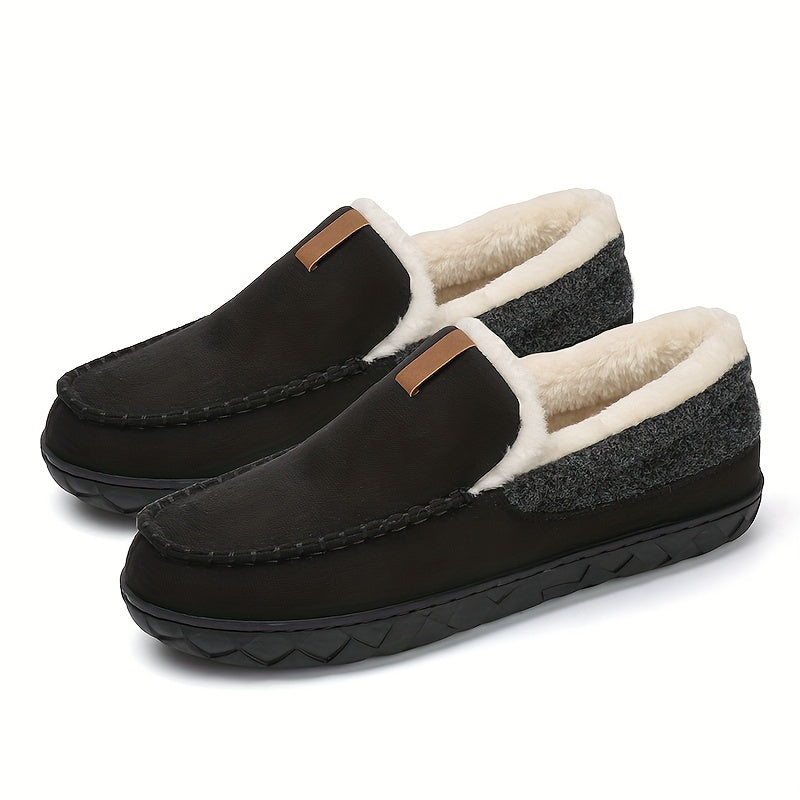 Winter Hausschuhe für Herren – Warme Schaffell Slipper für Zuhause