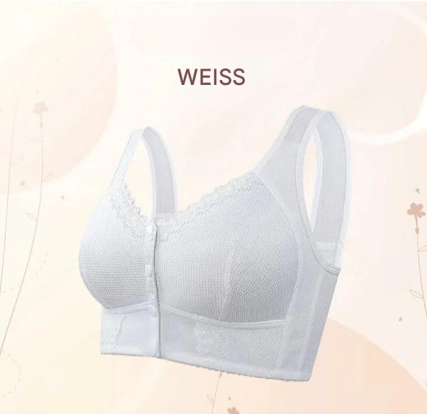 Bequamer Baumwoll-BH mit Verschlussunterstützung für reife Frauen