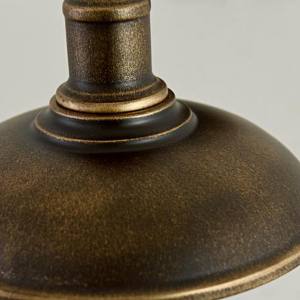 Vintage Industrielle Eisen Schüssel Außen Wandlampe LED 1-Licht