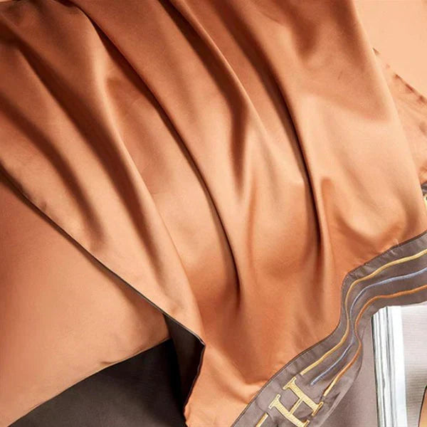 Luxe Satin Baumwoll Bettwäsche Set für das Schlafzimmer