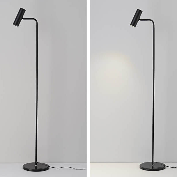 Industrielle Eisen Einfache Lampenbasis Verstellbare LED Stehlampe