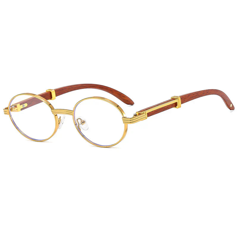 BlissGlow – Holzsonnenbrille der Retro-Serie