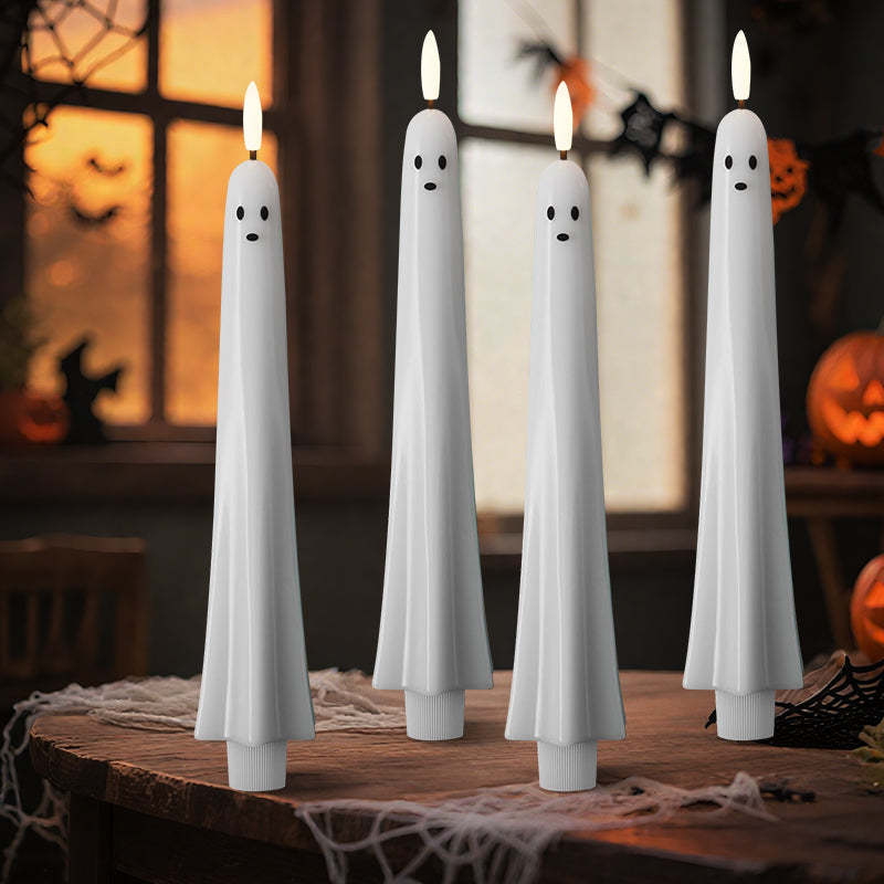 Spuklicht Halloween | Fernbedienbares 3D-Flammenlicht für gespenstische Atmosphäre