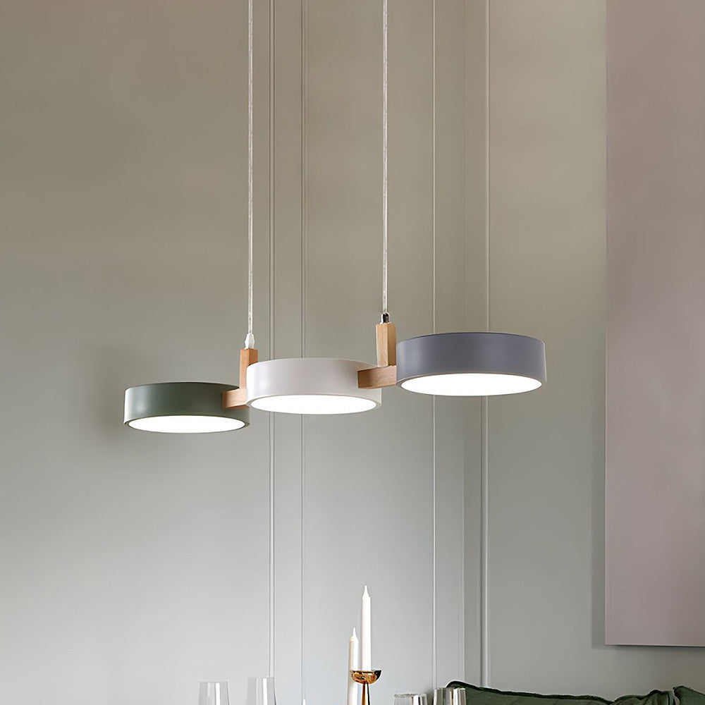 Nordic Flush Deckenleuchte mit mehreren Köpfen für Küchen und Esszimmer