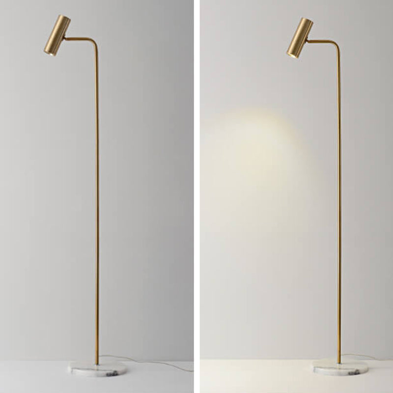 Industrielle Eisen Einfache Lampenbasis Verstellbare LED Stehlampe