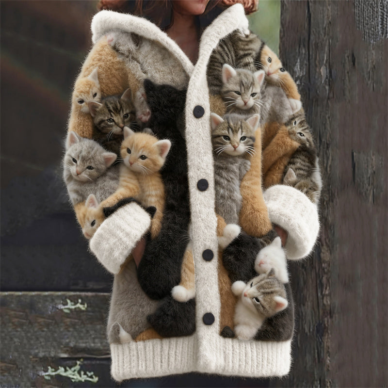 Wunderschön gefertigte Strickjacke