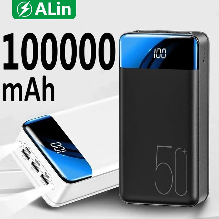 MegaPower 50000 mAh Powerbank – Unbegrenztes Laden, Immer Verbunden