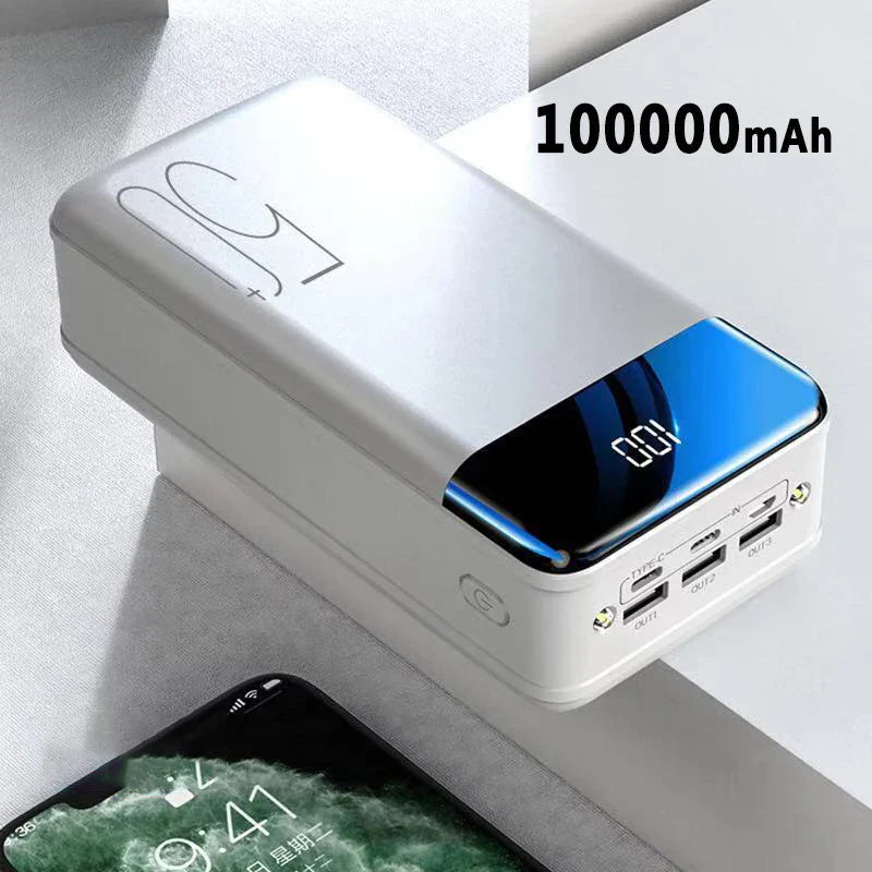 MegaPower 50000 mAh Powerbank – Unbegrenztes Laden, Immer Verbunden