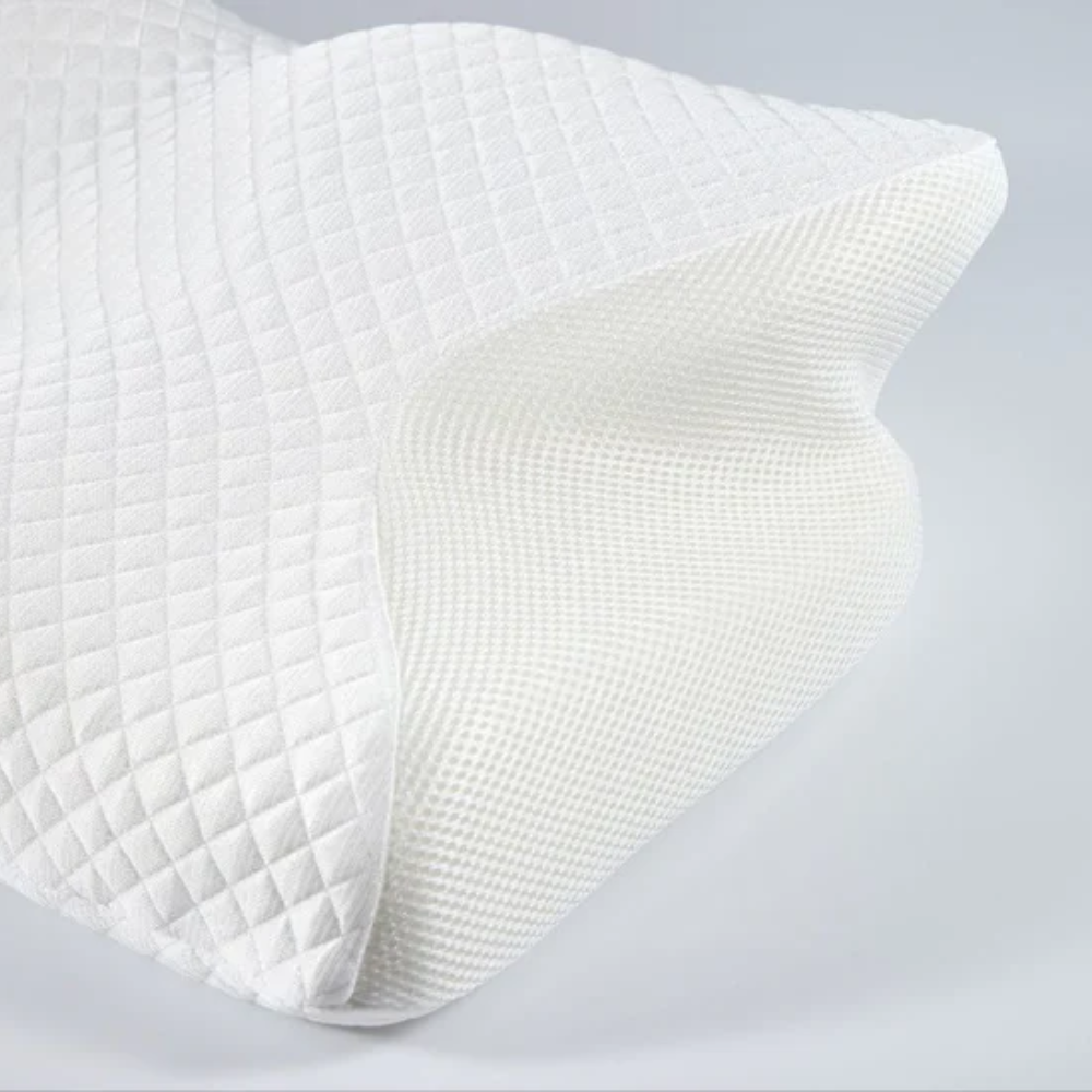 Anti-Schnarch Kissen | Ergonomische Nacken- und Kopfstütze | Weiß