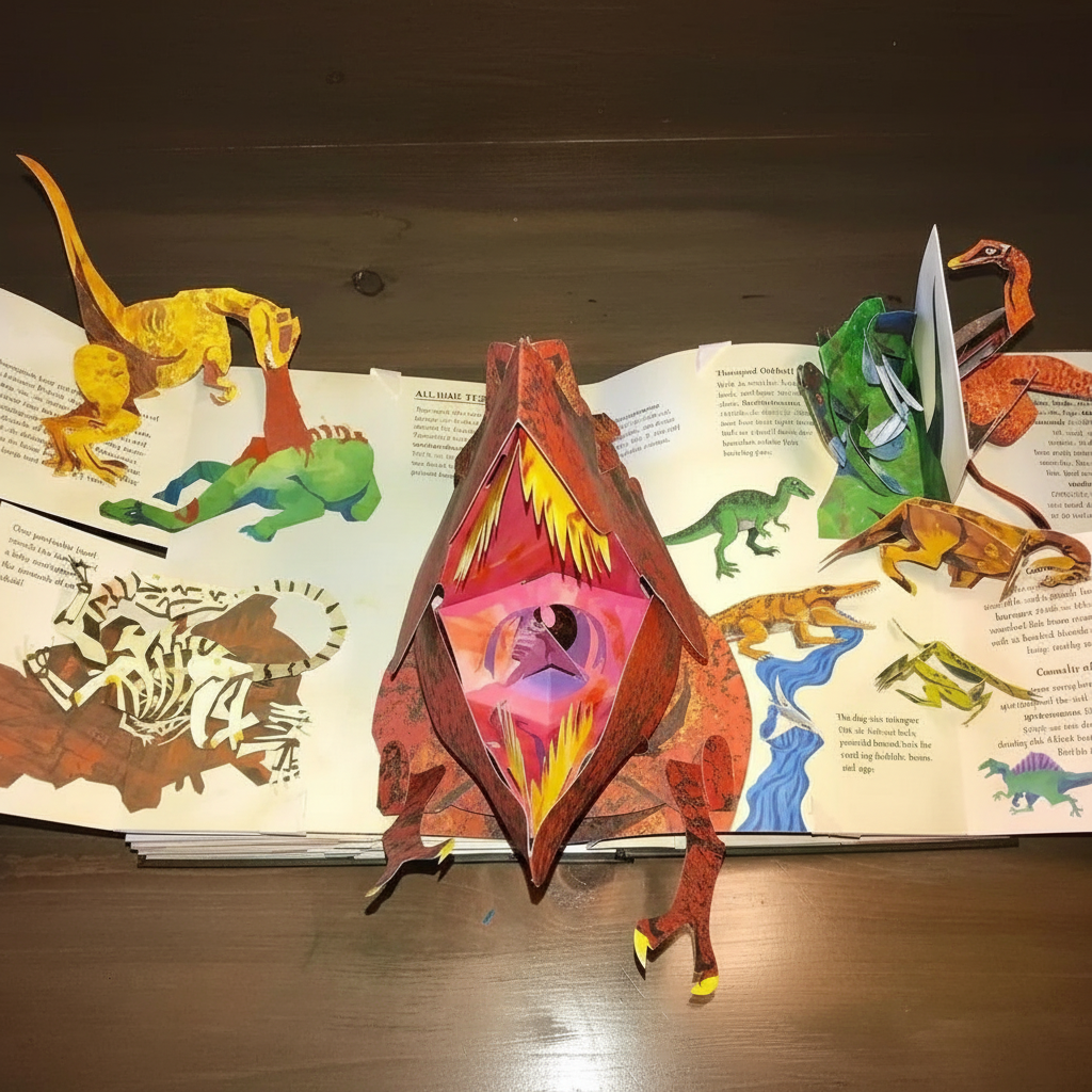 BowLift | 3D Pop-up Buch Dinosaurier