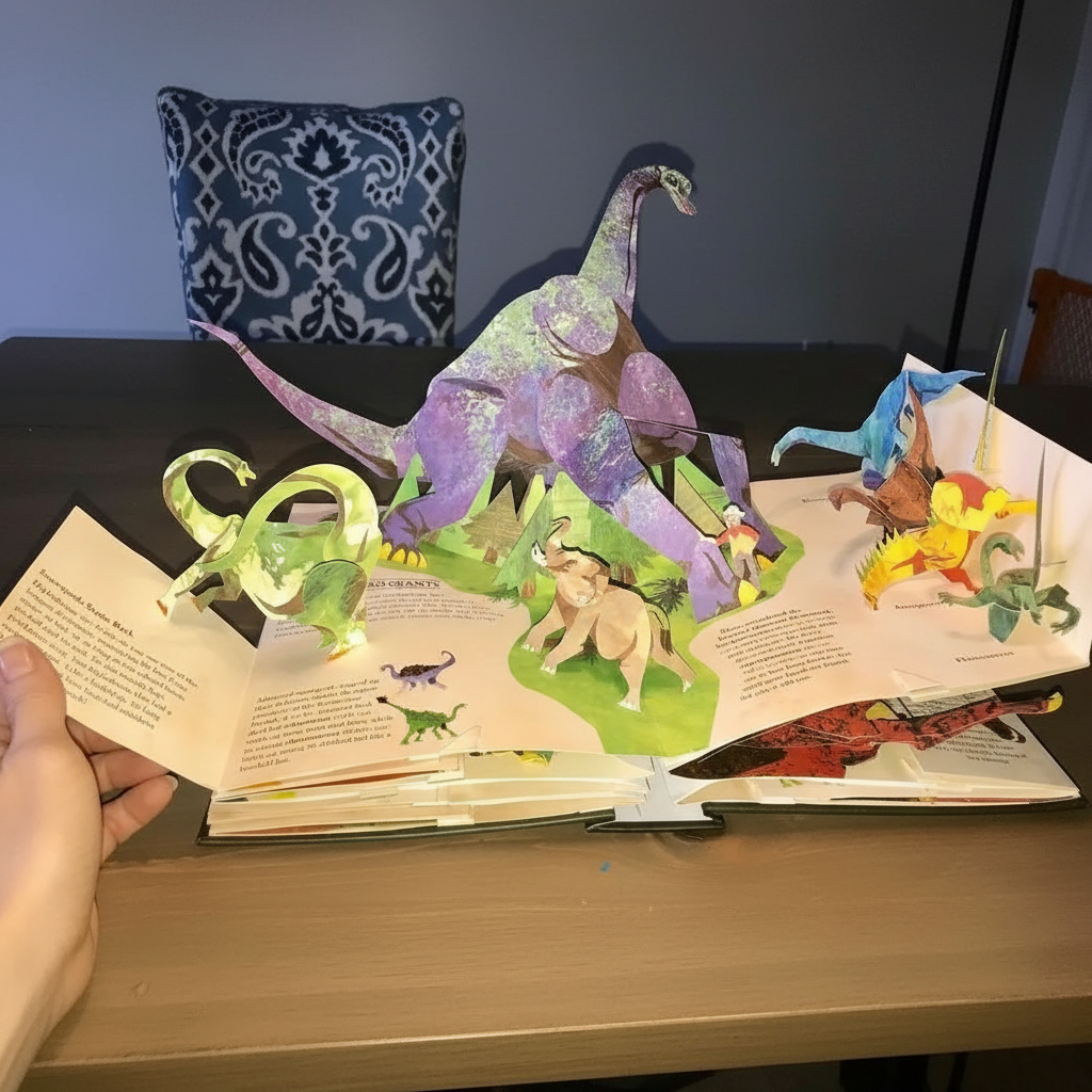 BowLift | 3D Pop-up Buch Dinosaurier