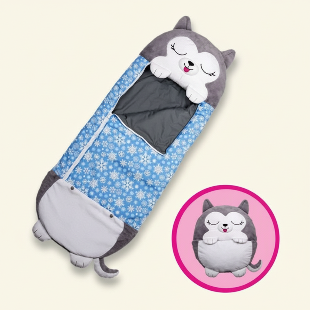 Faltbarer Kinder-Schlafsack in Tierform – Snoozi