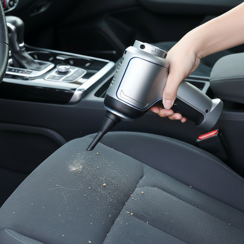Leistungsstarker kabelloser Auto-Staubsauger für eine gründliche Reinigung