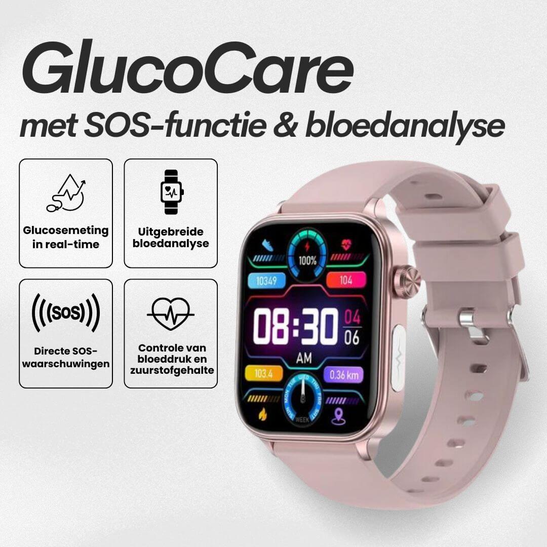 GlucoCare SOS - mit SOS-Funktion inkl. Sturzerkennung und zertifizierter Blutzucker-Messung (2025) - Original