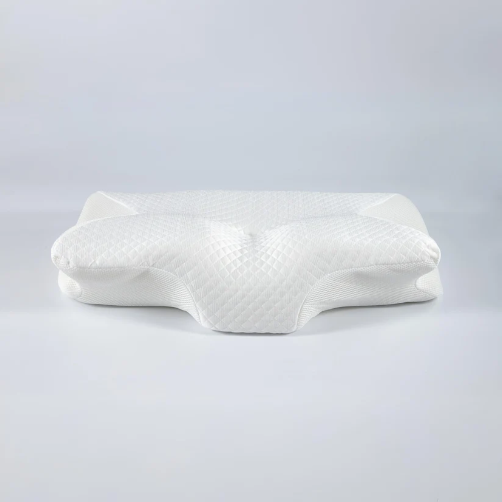 Anti-Schnarch Kissen | Ergonomische Nacken- und Kopfstütze | Weiß