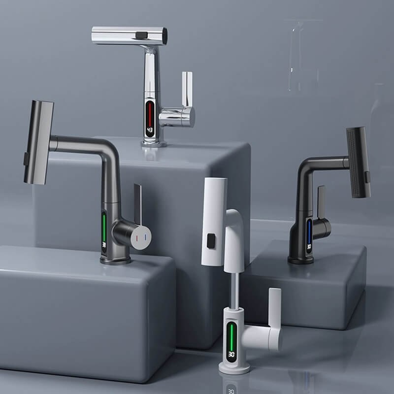AquaElegance Digitale Wasserhahn-Erhöhung | Intelligente Bedienung mit präziser digitaler Anzeige für modernes Wohnen