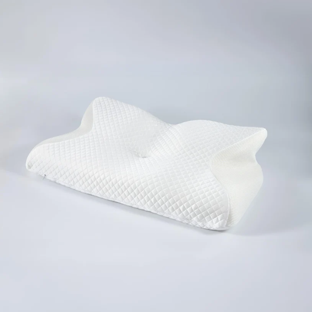 Anti-Schnarch Kissen | Ergonomische Nacken- und Kopfstütze | Weiß