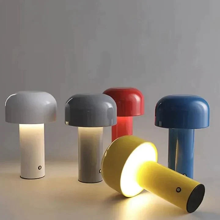 Wiederaufladbare Pilz Tischlampe für Innen und Außen