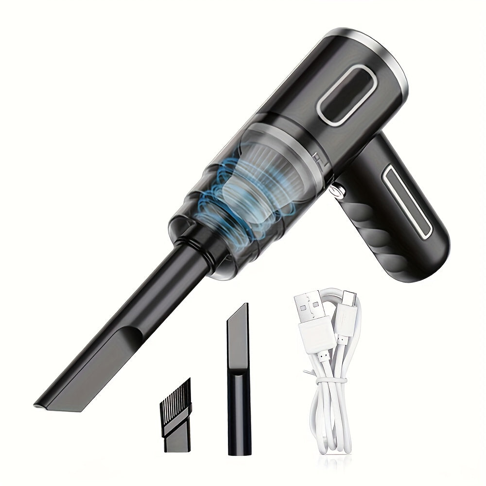 PowerClean - Tragbarer USB-aufladbarer Staubsauger für Auto und Zuhause