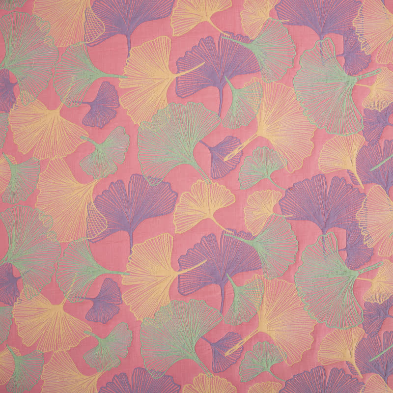 Ginkgo Blatt Dreilagiges Baumwollnetz Bettdecke