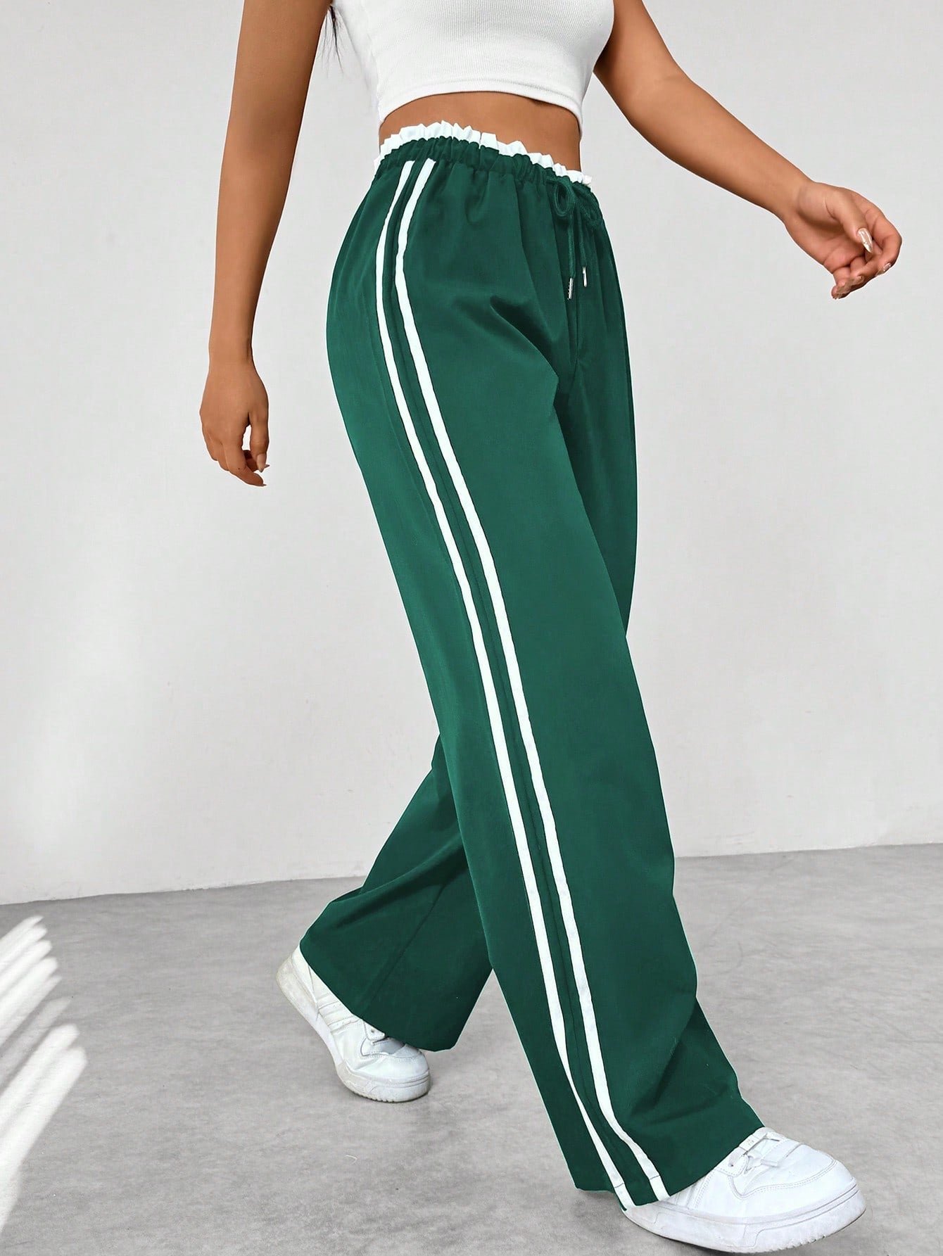 Trendy Sportliche Weite Hose