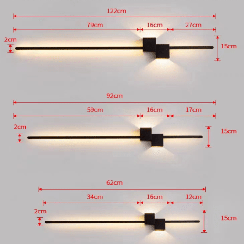 LINESTRIPE – Minimalistische LED Wandleuchte für modernes Ambiente
