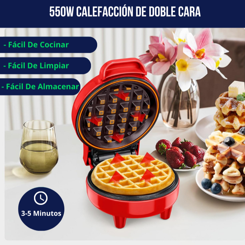 EasyBake Waffel | Mini Multifunktionale Elektrische Waffelmaschine