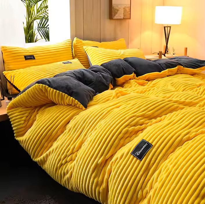 Koralfleece-Decke – Weiche und warme Bettdecke für kalte Nächte