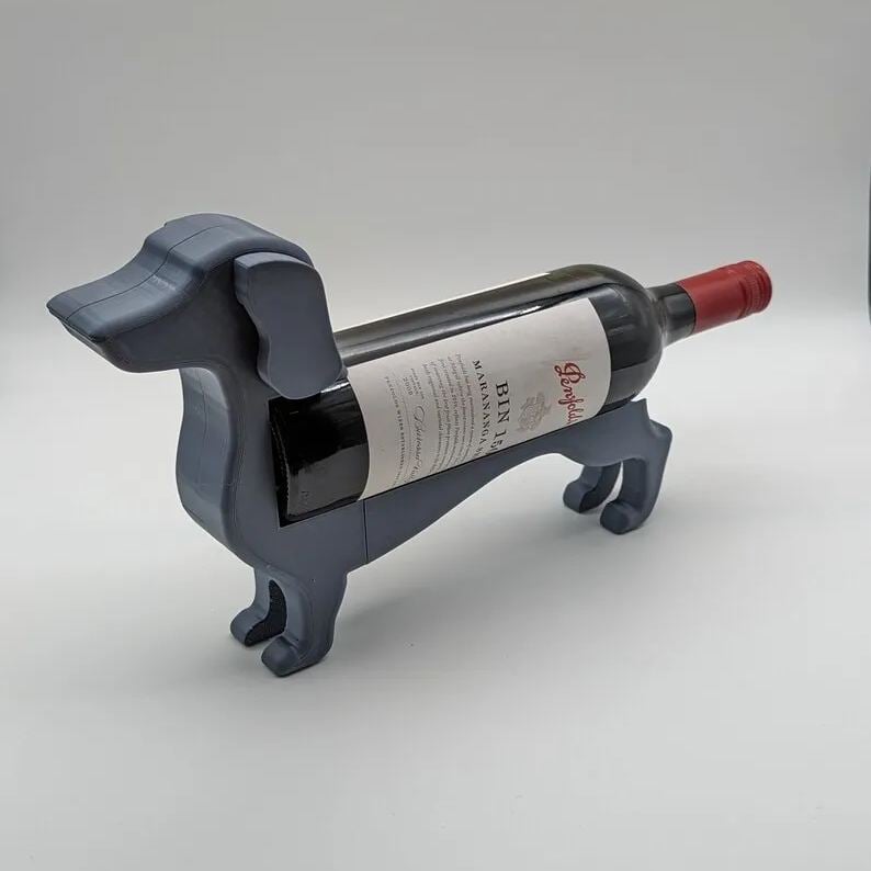 Dackel Weinflaschenhalter