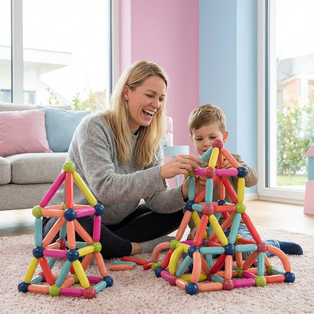 Magnetische Bausteine Kreatives Spielset