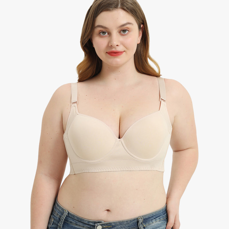 CurvEase | Tiefe Cup Push-Up BH