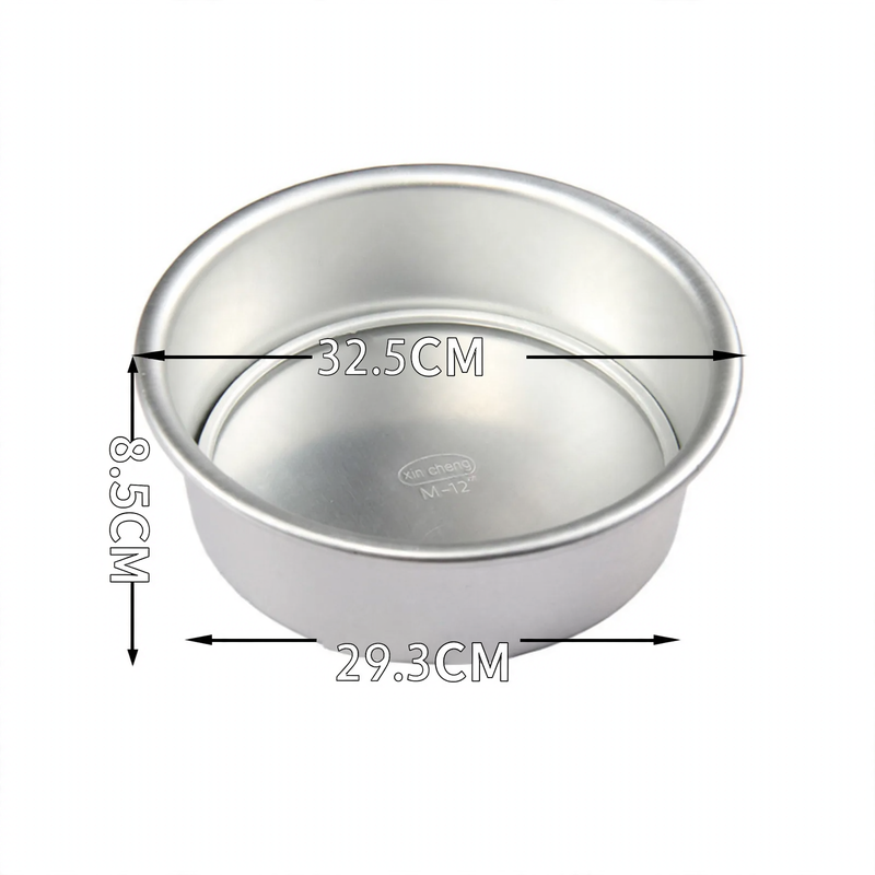 Runde Kuchenform mit Flachem Boden – Backform für Kuchen und Gebäck